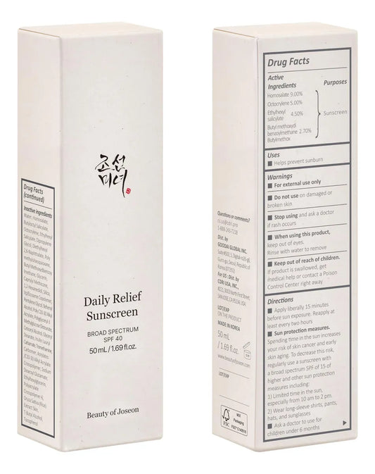 Beauty of Joseon Relief Sun: Rice + Probiotics SPF 40+