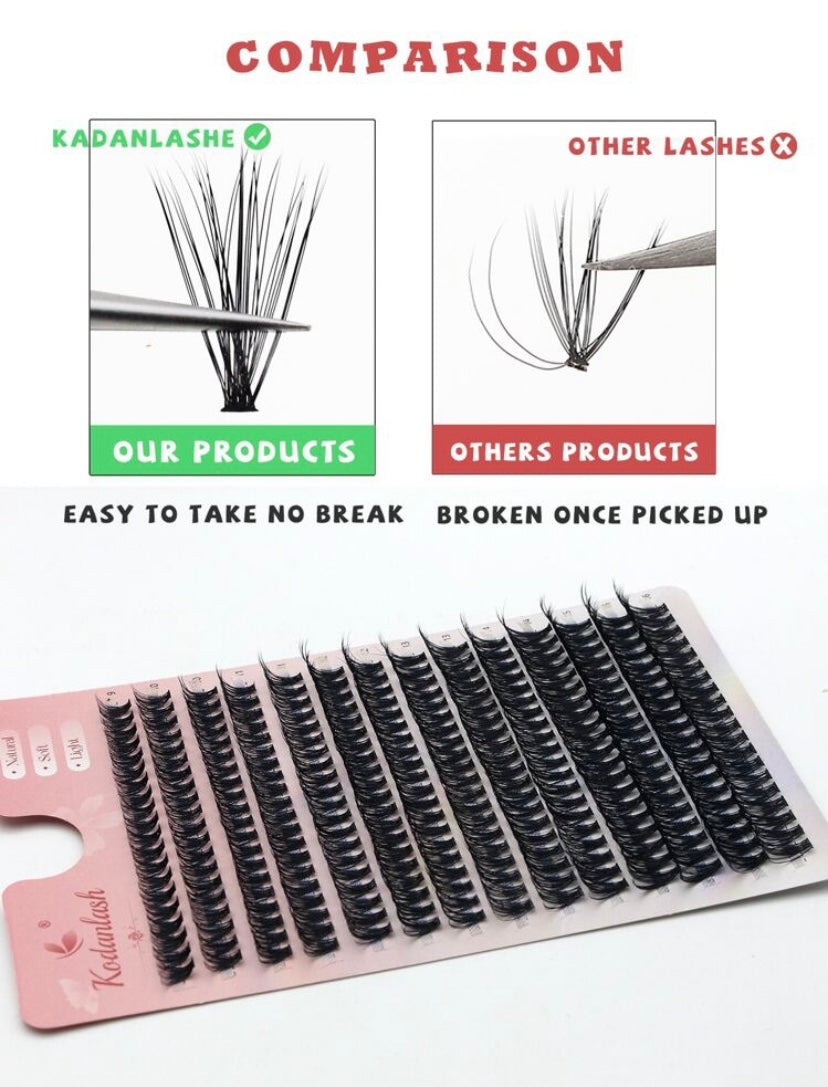 Sanishi kit extensiones de pestañas