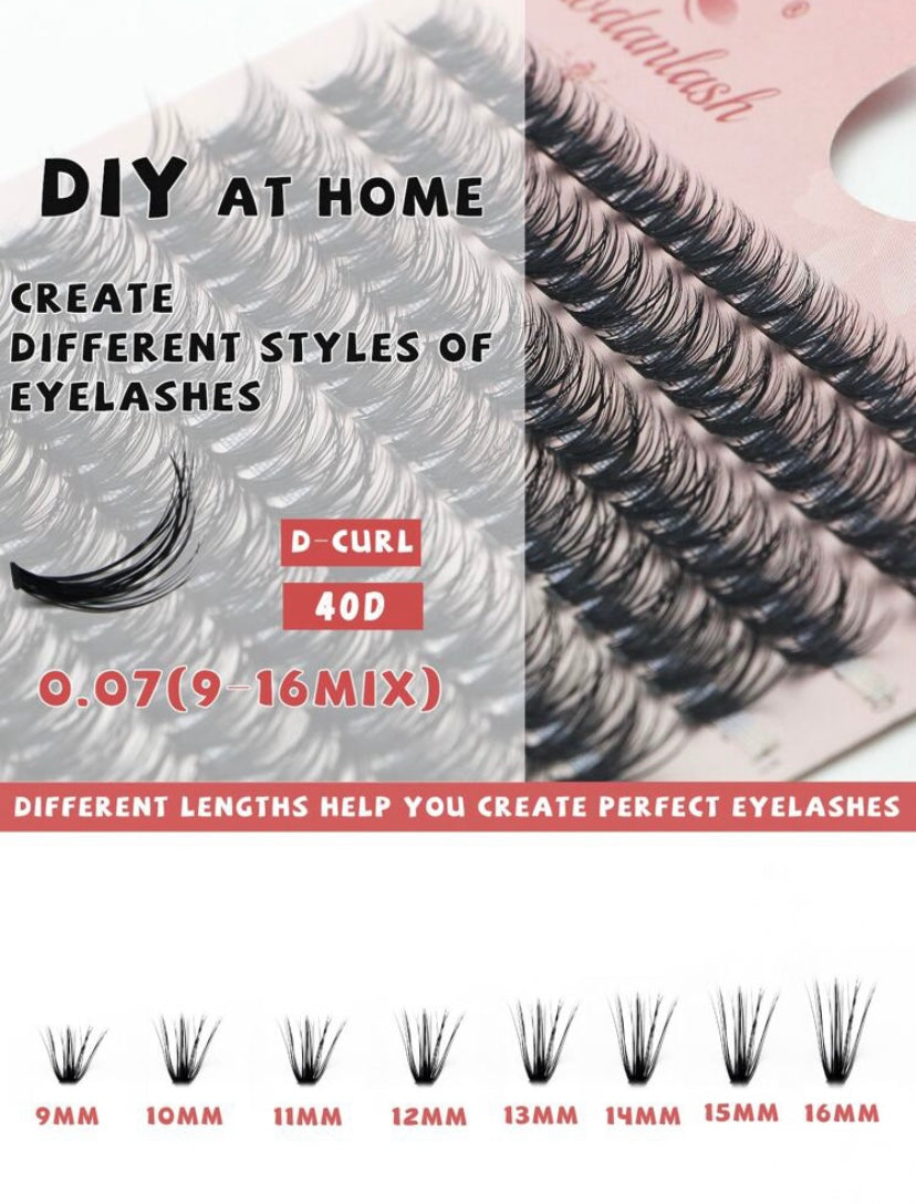 Sanishi kit extensiones de pestañas